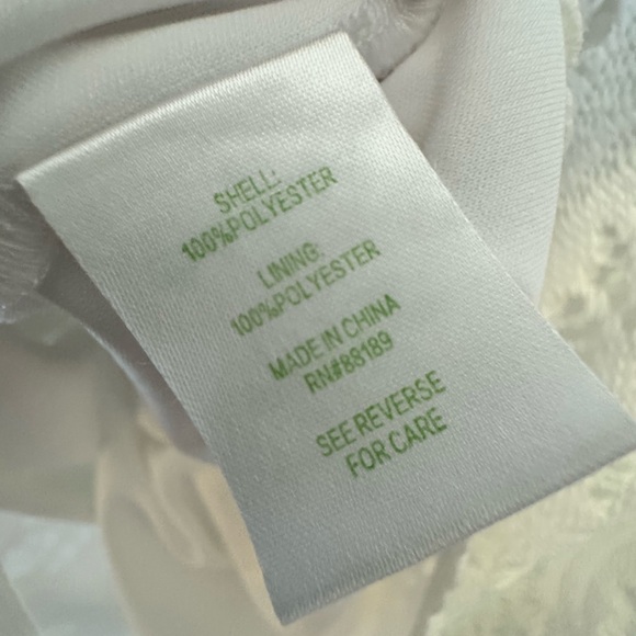 Lilly Pulitzer White Lace Strapless Romper | Size M | Resort Beach Bridal - Picture 3 of 5